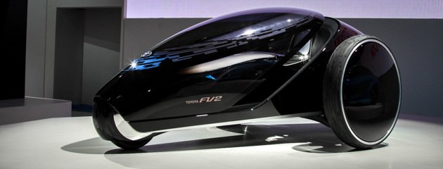 Автомобиль без руля и сидений от Toyota (6 фото)