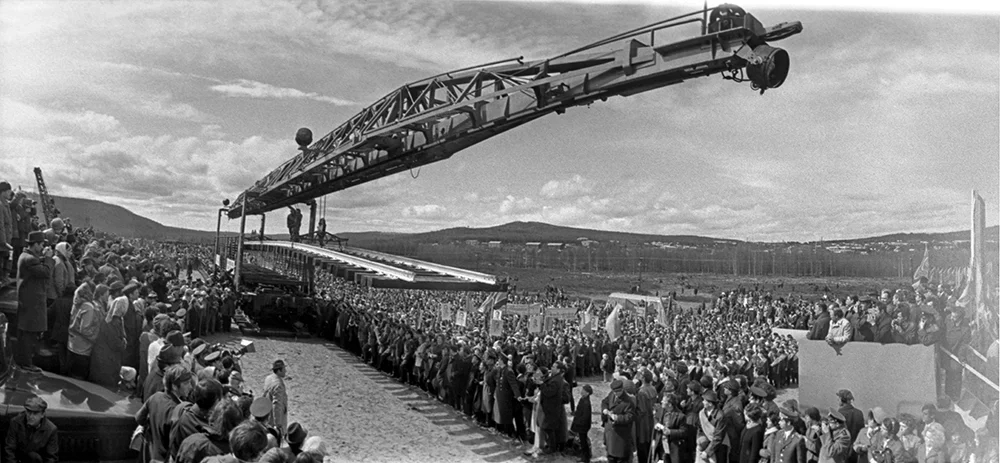 Редкие фотографии строительства БАМа