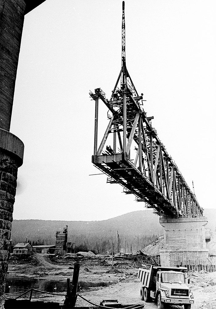 Редкие фотографии строительства БАМа