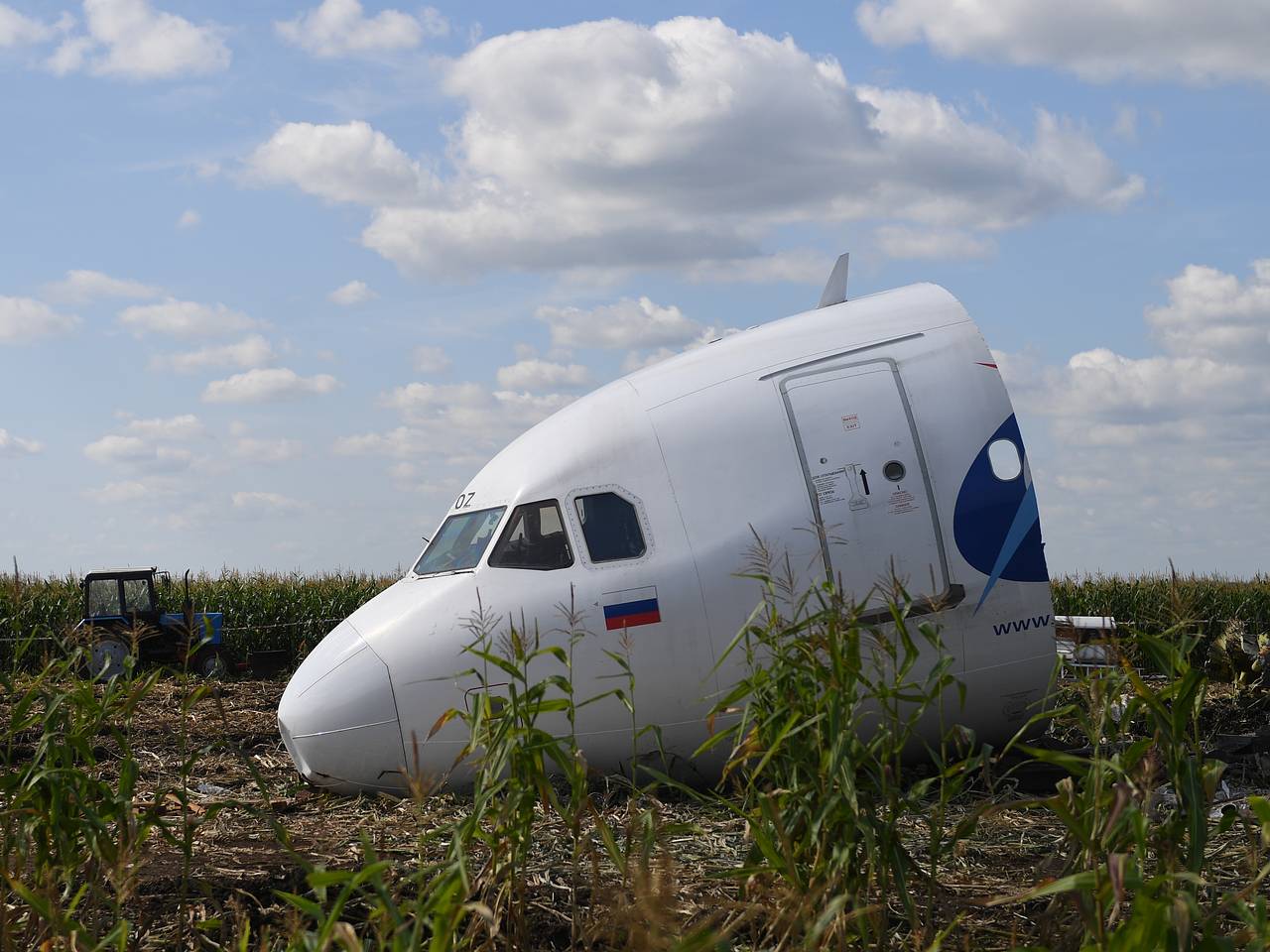 Опубликован отчет о жесткой посадке самолета в кукурузном поле в Подмосковье