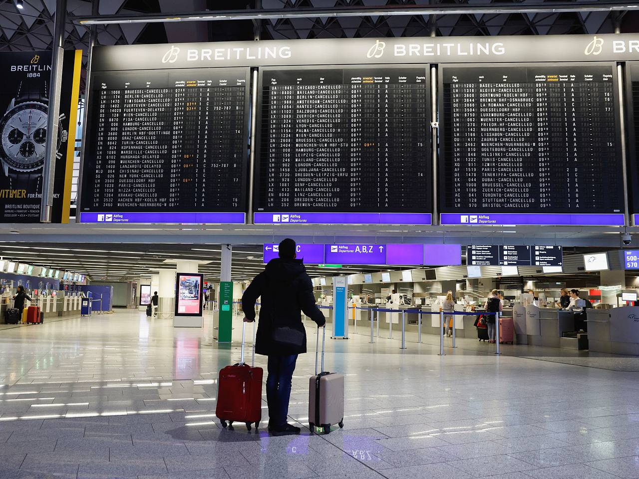 Аэропорт Германии прервал работу из-за БПЛА