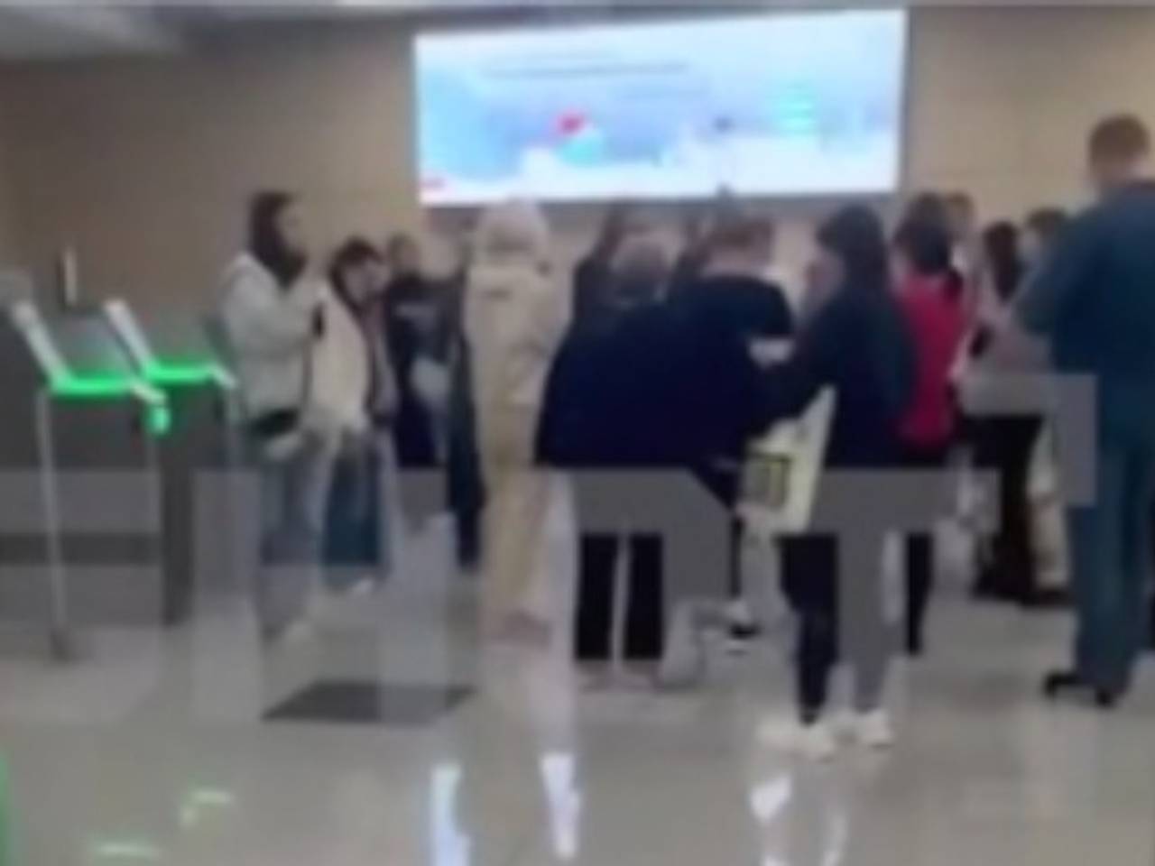 Около 300 россиян с детьми застряли на 15 часов в аэропорту Москвы и попали на видео