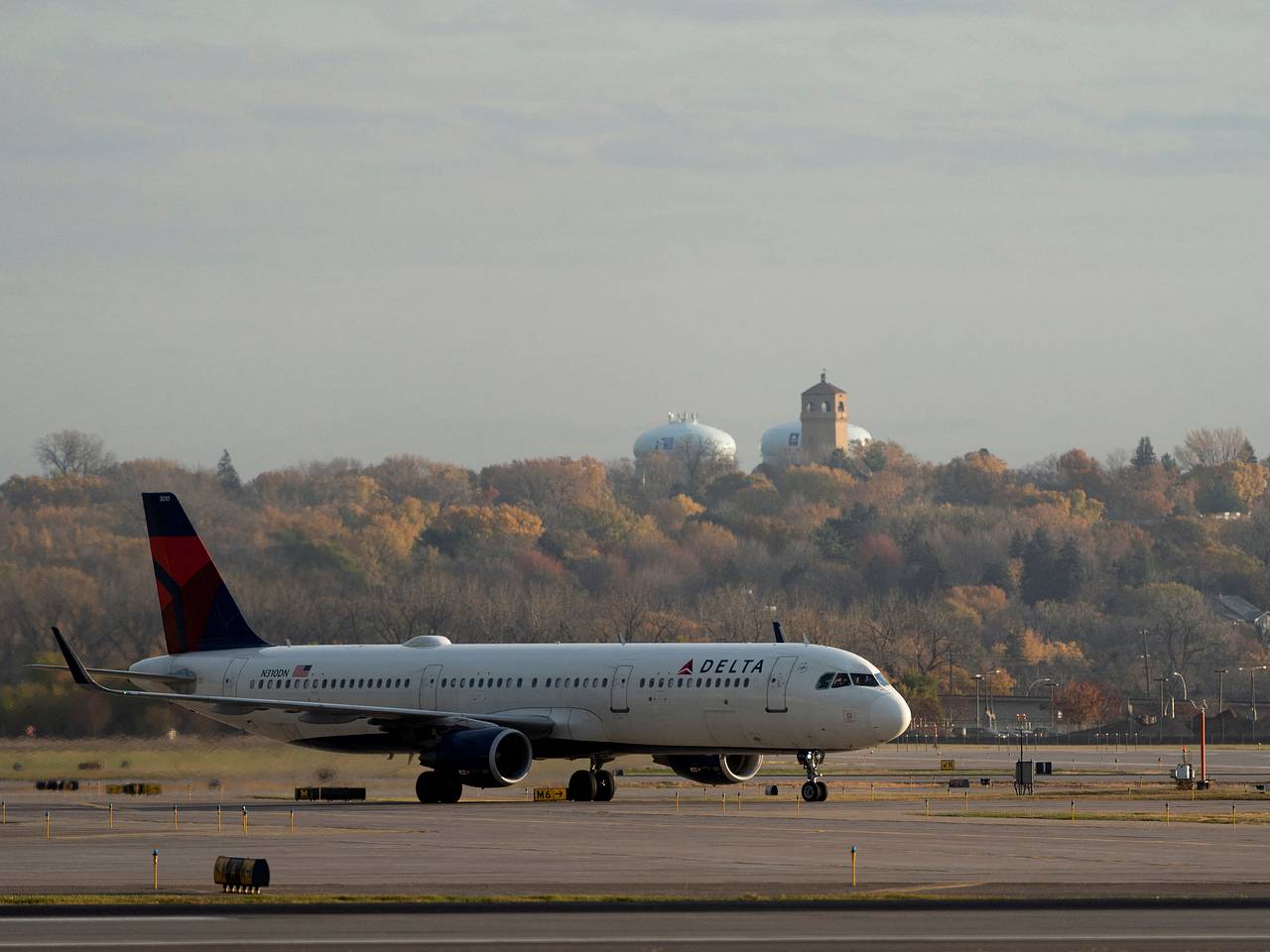 В США самолет сел из-за оказавшейся в двигателе птицы