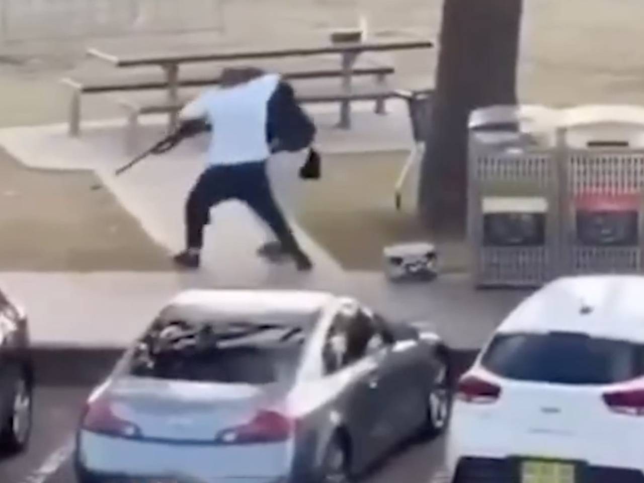 Прохожий выхватил дробовик у преступника в Сиднее и попал на видео