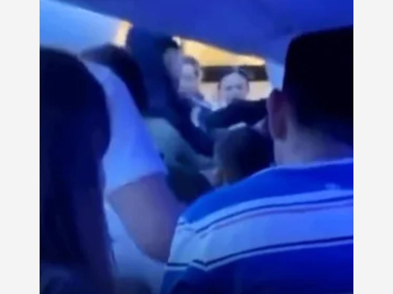 Пассажиры подрались в самолете до Таиланда, были сняты с рейса и попали на видео