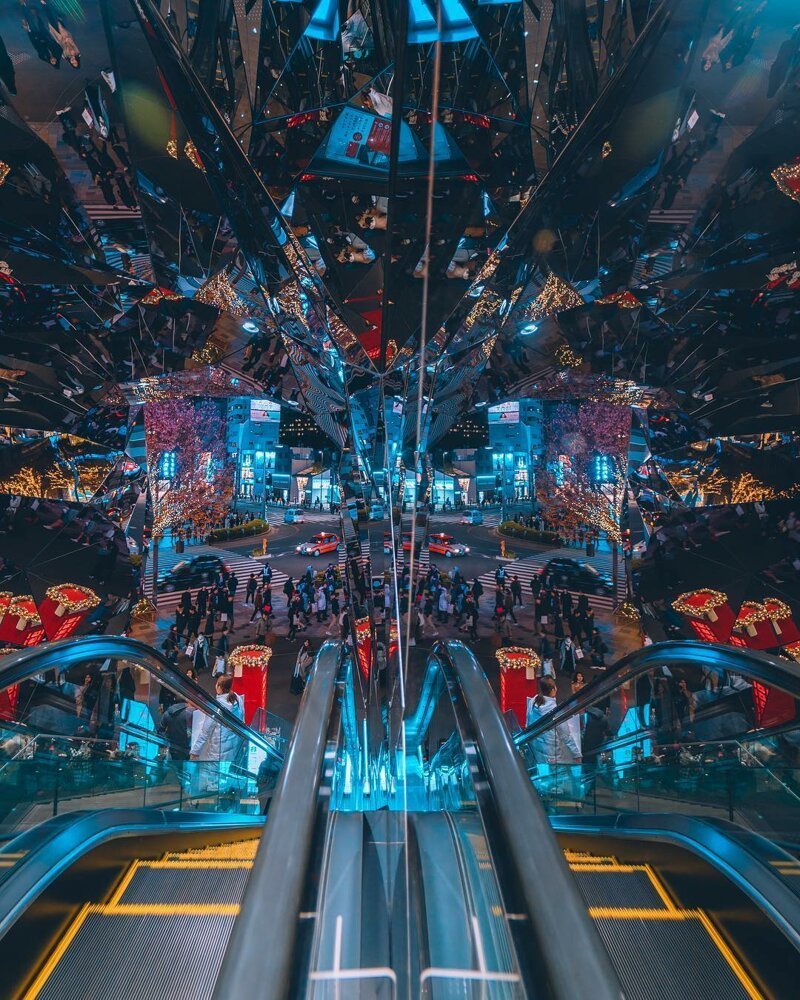 Ночь и день: потрясающие городские пейзажи из Японии Ночь и день: потрясающие городские пейзажи из Японии