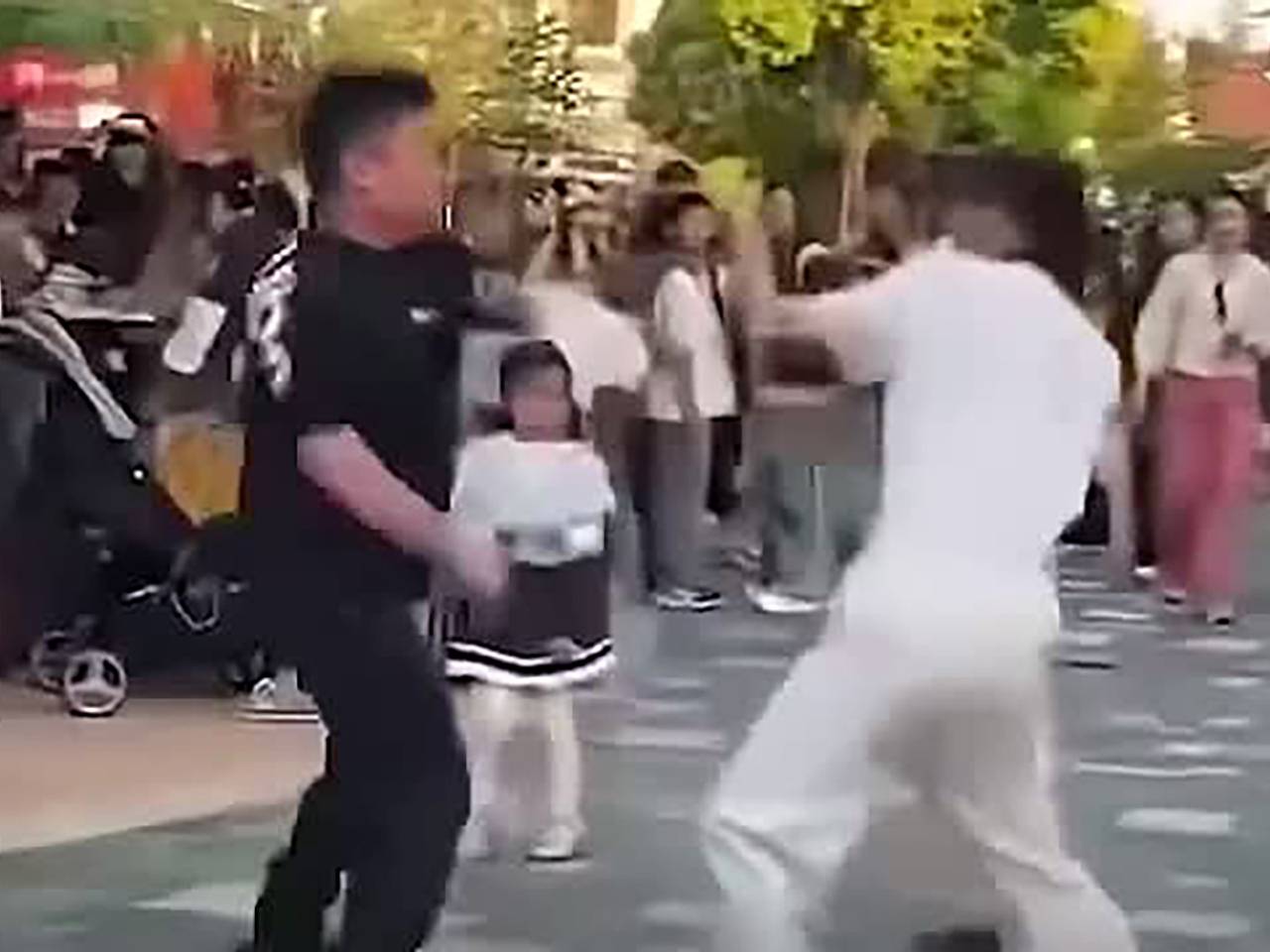 Турист устроил драку в Диснейленде после просьбы потушить сигарету и попал на видео