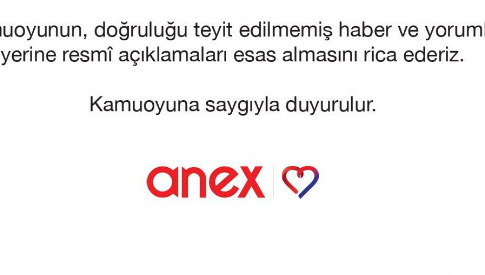 Anex сделал заявление по поводу слухов о задержании Нешета Кочкара